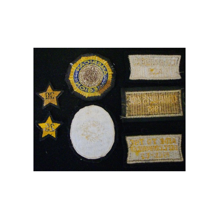 USA : LOT DE 6 PATCHES DE L'AMERICAN LEGION