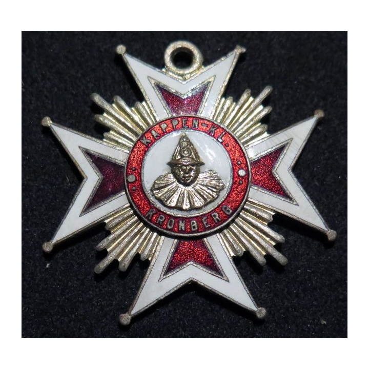Médaille de carnaval allemand en émail 1919-1933 dimension 4,3 cm