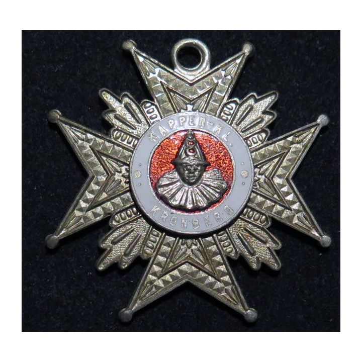 Médaille de carnaval allemand en émail 1919-1933 dimension 4,3 cm