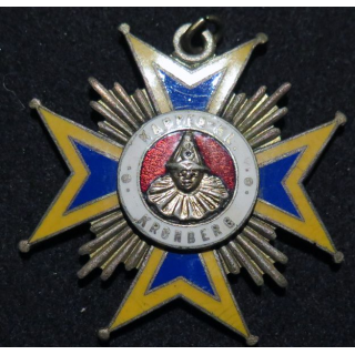 Médaille de carnaval allemand en émail 1919-1933 dimension 4,3 cm