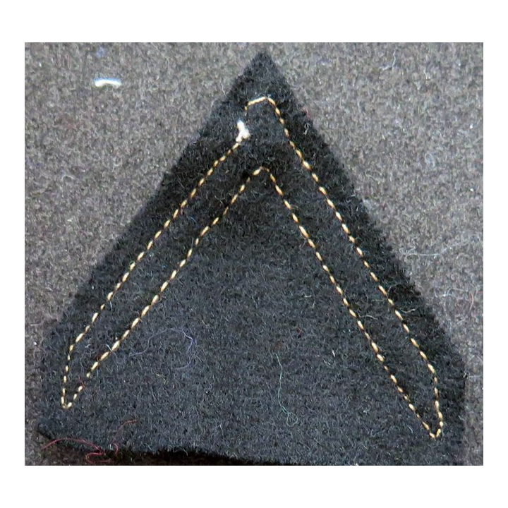 Galon de Sergent PDL doré sur tissu noir