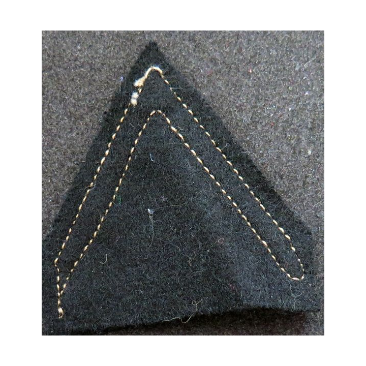 Galon de Sergent PDL doré sur tissu noir