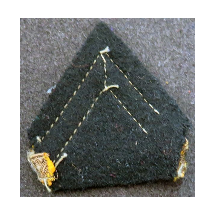 Galon de Sergent PDL doré sur tissu noir