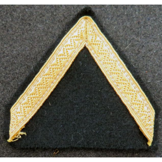 Galon de Sergent PDL doré sur tissu noir