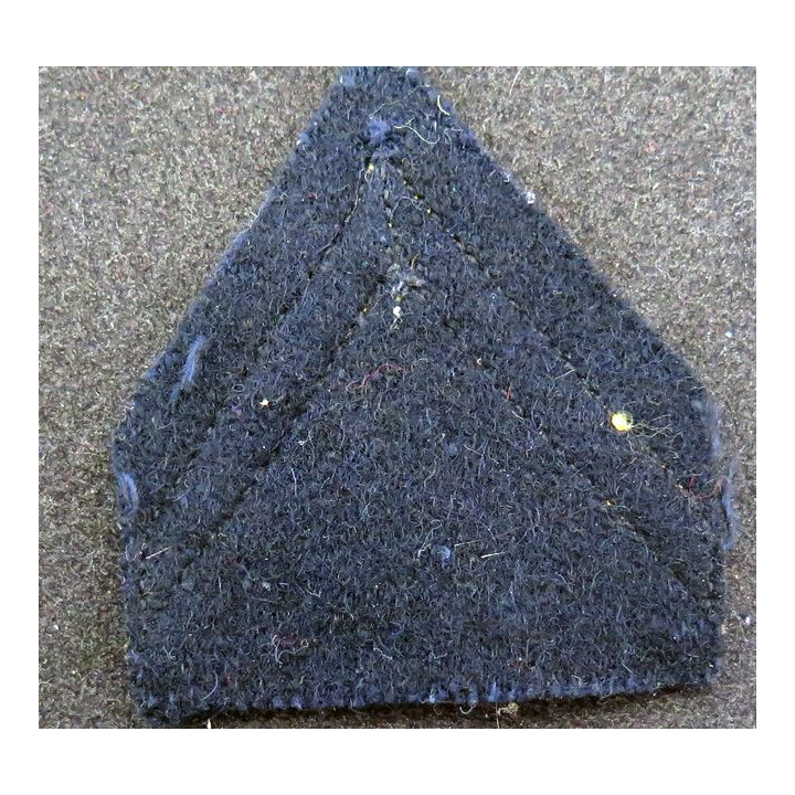 Galon de Sergent PDL doré sur tissu noir