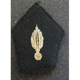 soutache (insigne de col) du commissariat en cannetille avec crochets