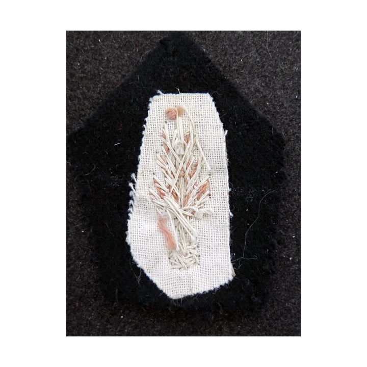 soutache (insigne de col) du commissariat en cannetille
