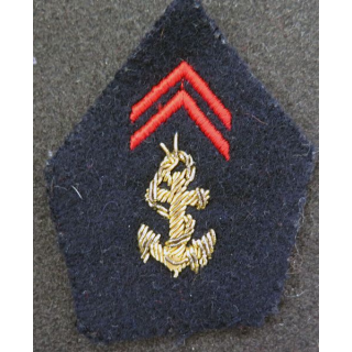 soutache (insigne de col) de l'Infanterie de Marine en cannetille 