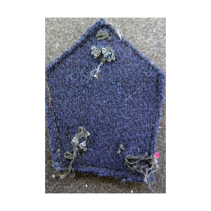 soutache (insigne de col) de l'Infanterie de Marine en laminette avec crochets