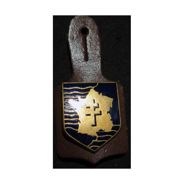 2° DB : insigne de la 2° division blindée de fabrication Drago Olivier Métra H. 101