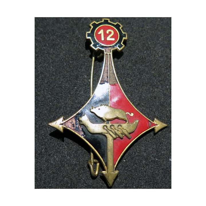 12° RG : 12° régiment du Génie Croix d'Agadès