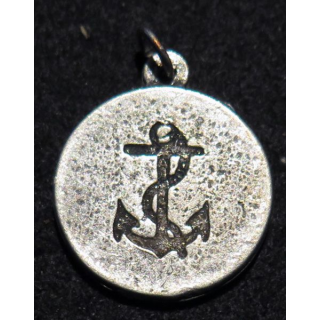 Médaille du Phare de la Baleine en métal argenté