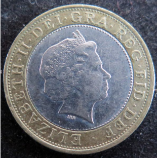 ROYAUME UNI : Pièce de Two Pounds 2003 Elisabeth II