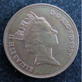 ROYAUME UNI : Pièce de Two Pence 1997 Elisabeth II