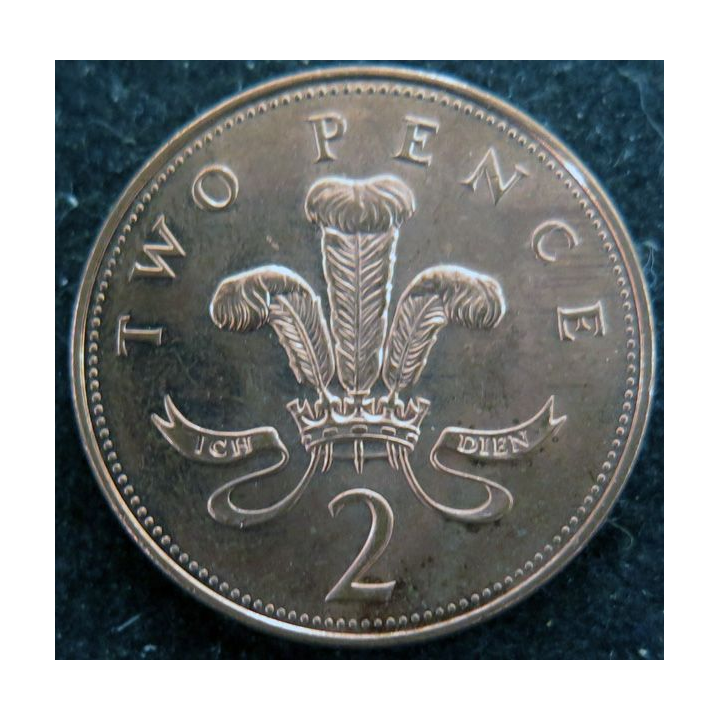 ROYAUME UNI : Pièce de Two Pence 2004 Elisabeth II