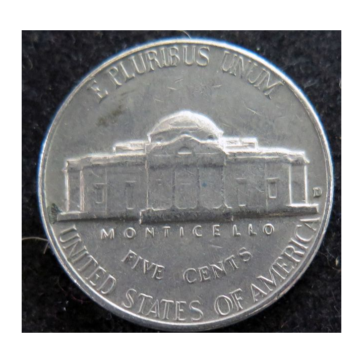 ETATS-UNIs : Pièce de 5 Cents 1964