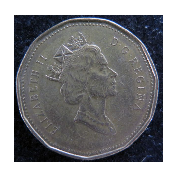 CANADA : Pièce de 1 Dollar Elisabeth II 1990 Canard