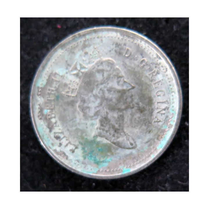 CANADA : Pièce de 5 cents 1999 Elisabeth II Castor