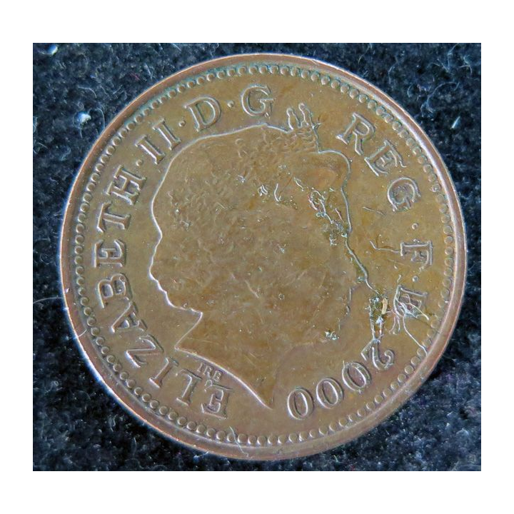ROYAUME UNI : Pièce de 1 Penny 2000 Elisabeth II