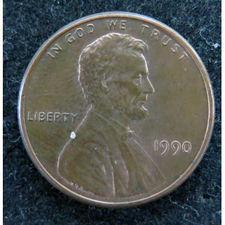 USA : Pièce de 1 Cent 1990