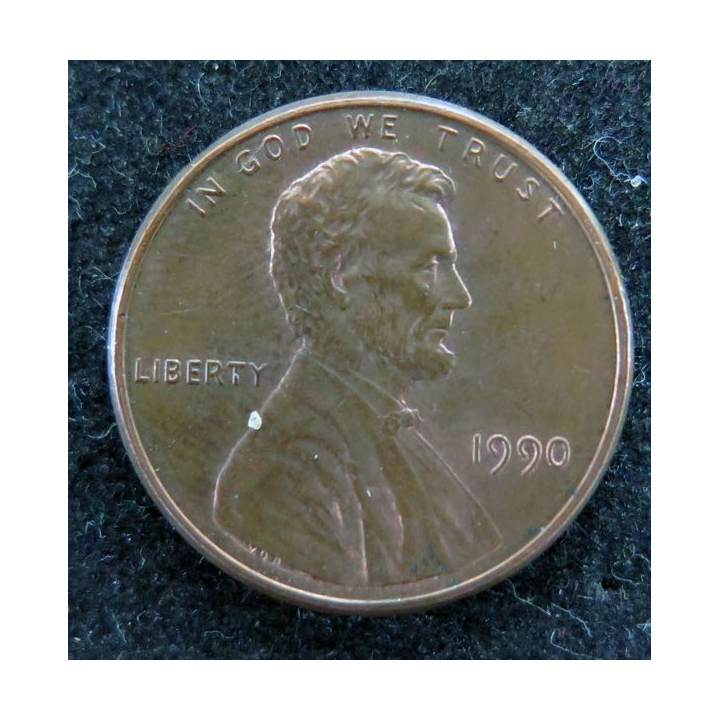 USA : Pièce de 1 Cent 1990