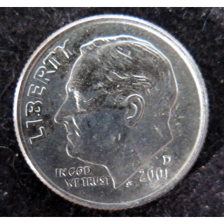 USA : Pièce de 1 Dime 2001 Roosevelt Dime