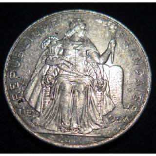 NOUVELLE CALEDONIE : pièce de 5 Francs 2011 en Aluminium