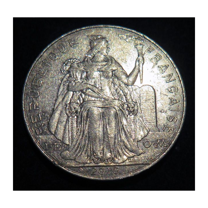 NOUVELLE CALEDONIE : pièce de 5 Francs 2010 en Aluminium