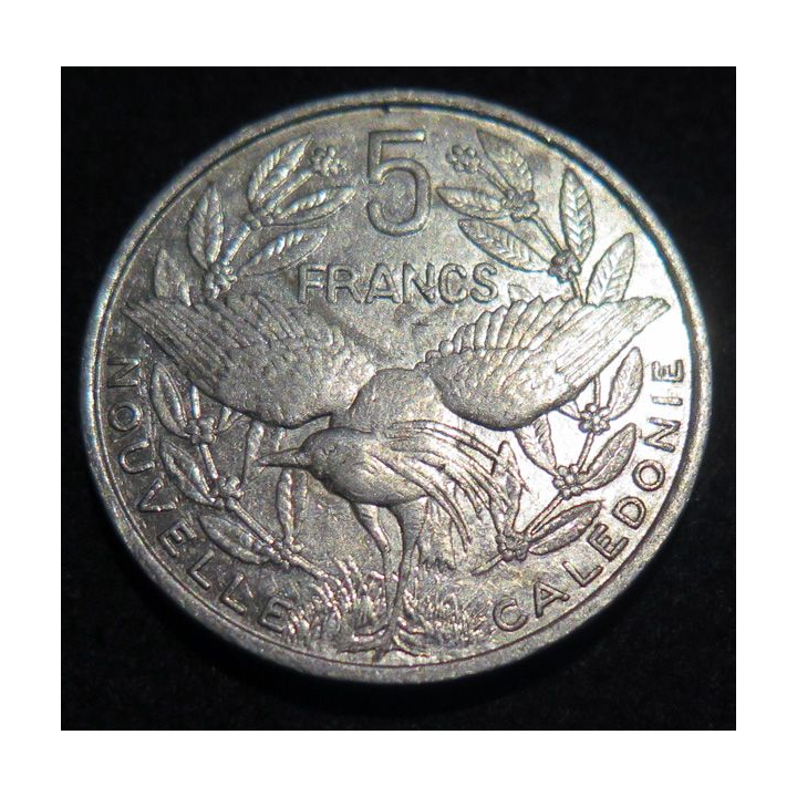 NOUVELLE CALEDONIE : pièce de 5 Francs 2010 en Aluminium