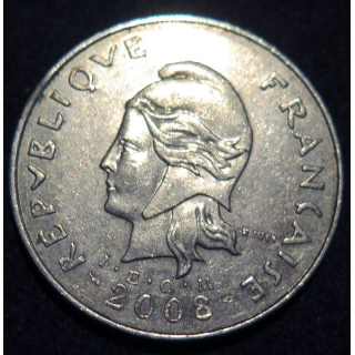 NOUVELLE CALEDONIE : pièce de 50 Francs 2008 en Cupronickel