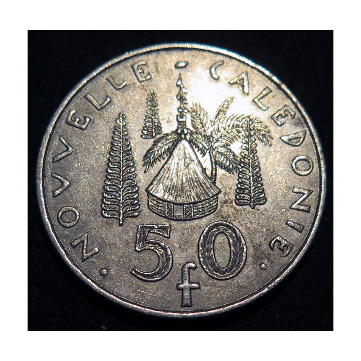 NOUVELLE CALEDONIE : pièce de 50 Francs 2008 en Cupronickel
