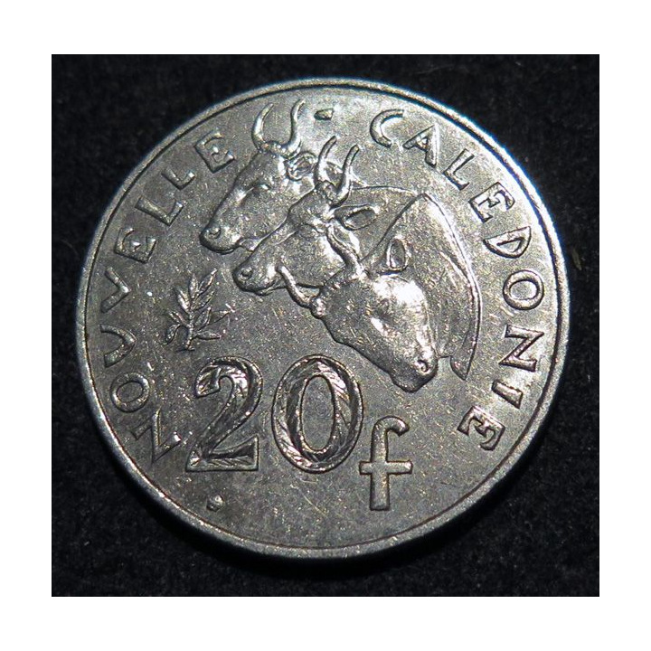 NOUVELLE CALEDONIE : pièce de 20 Francs 2009 en Cupronickel