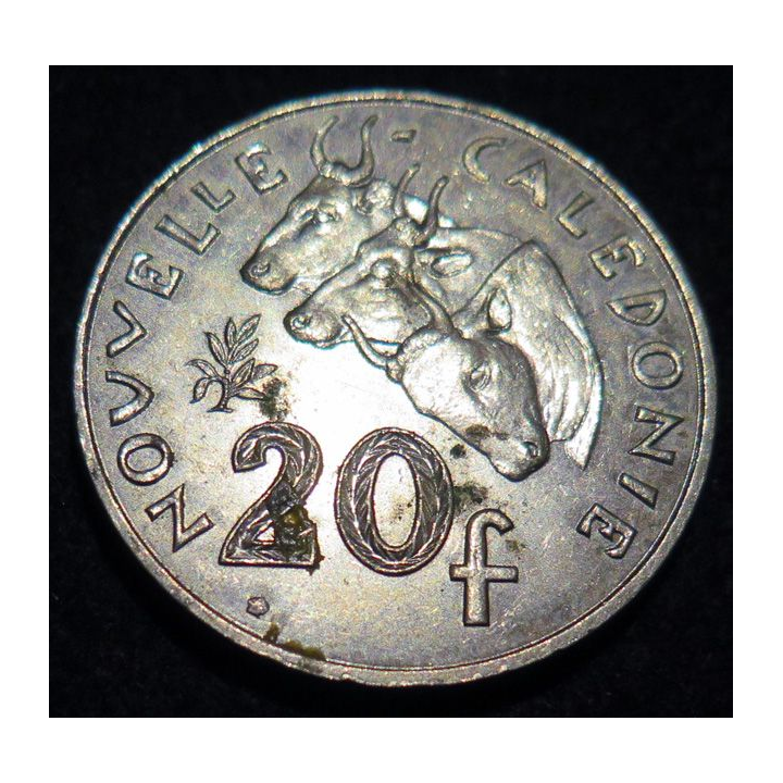 NOUVELLE CALEDONIE : pièce de 20 Francs 2011 en Cupronickel