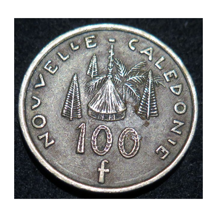 NOUVELLE CALEDONIE : pièce de 100 Francs 2003 IEOM en laiton de nickel