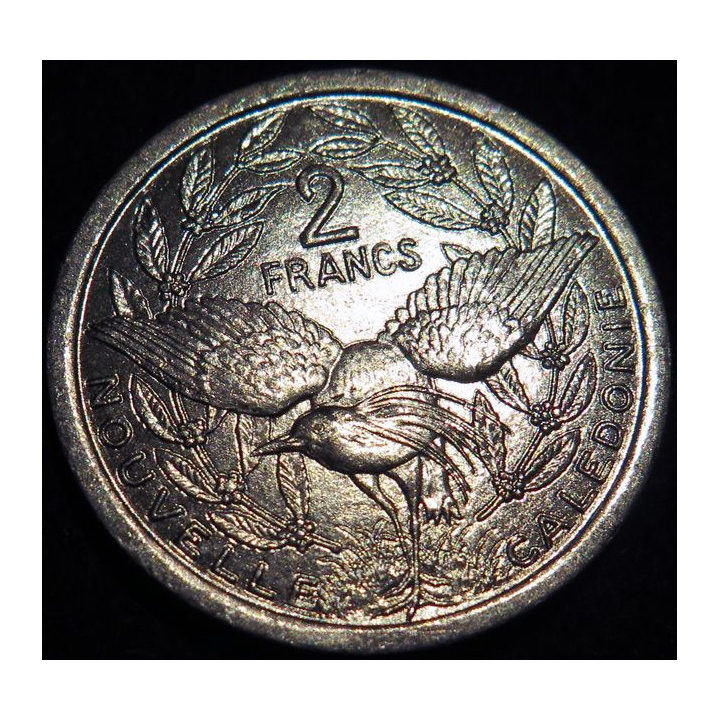 NOUVELLE CALEDONIE : pièce de 2 Francs IEOM 2018 en Aluminium
