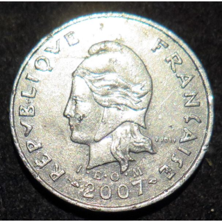 NOUVELLE CALEDONIE : pièce de 10 Francs 2007 en Cupronickel