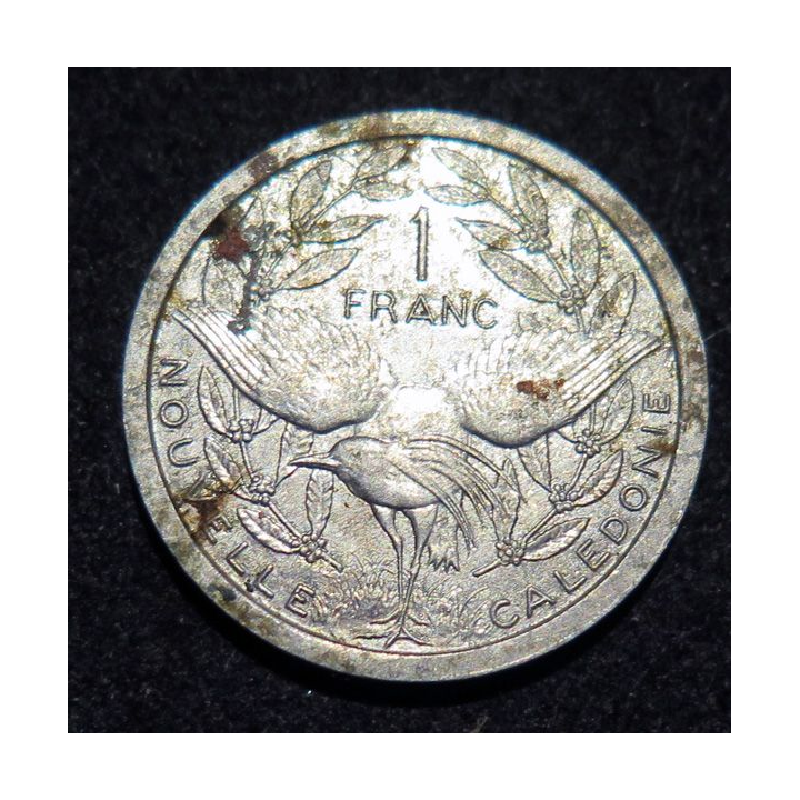 NOUVELLE CALEDONIE : pièce de 1 Francs IEOM 1991 en Aluminium