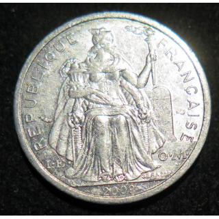 NOUVELLE CALEDONIE : pièce de 1 Francs IEOM 2008 en Aluminiumen Aluminium