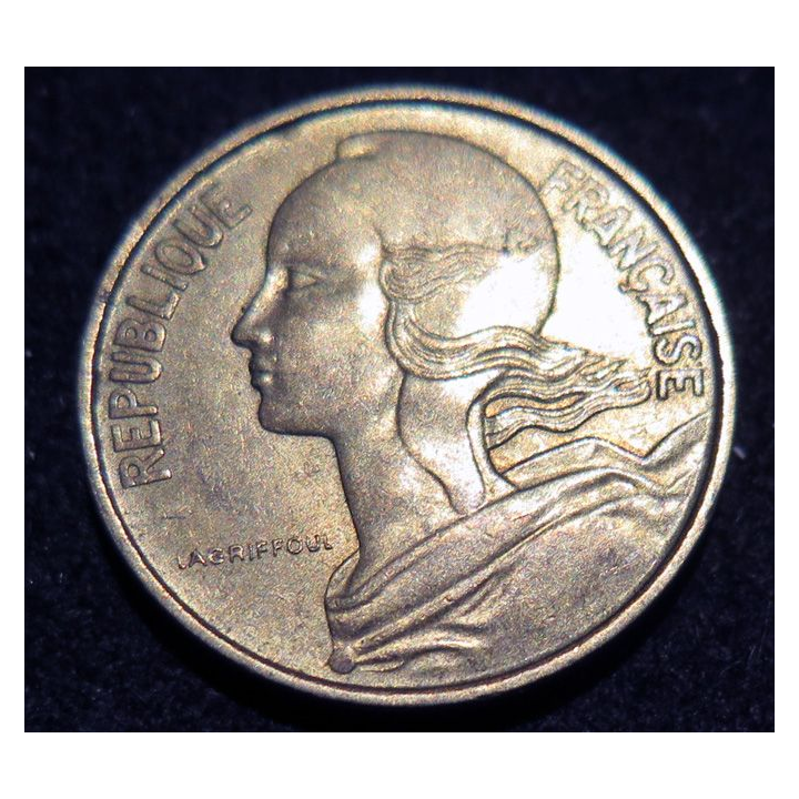 FRANCE : pièce de 10 Centimes 1969 en cupro aluminium nickel