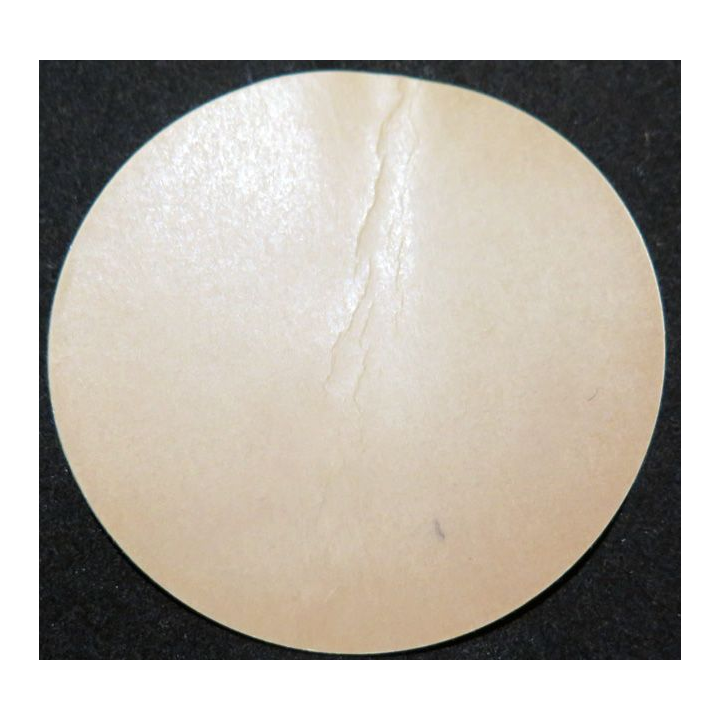 autocollant UNC AFN diamètre 8 cm en plastique métallisé