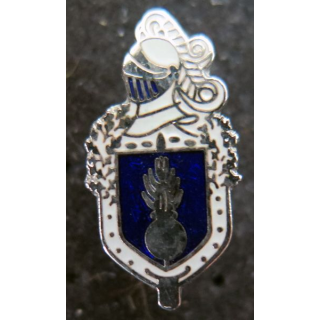 Pin's de la gendarmerie nationale grenade sur fond bleu