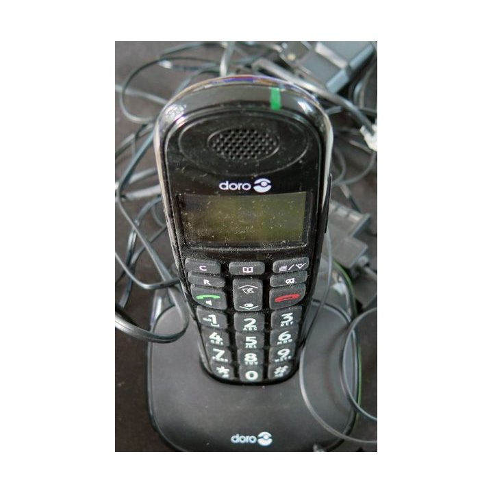Téléphone sans fil DECT avec écran rétro éclairé Doro