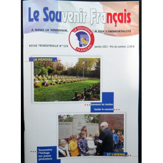Le Souvenir Français N° 529 : bulletin Janvier 2023