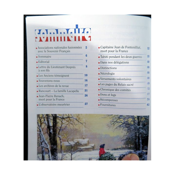 Le Souvenir Français N° 529 : bulletin Janvier 2023