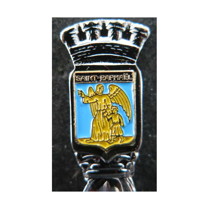 PETITE CUILLERE  de collection argentée de Saint-Raphaël dans sa boite