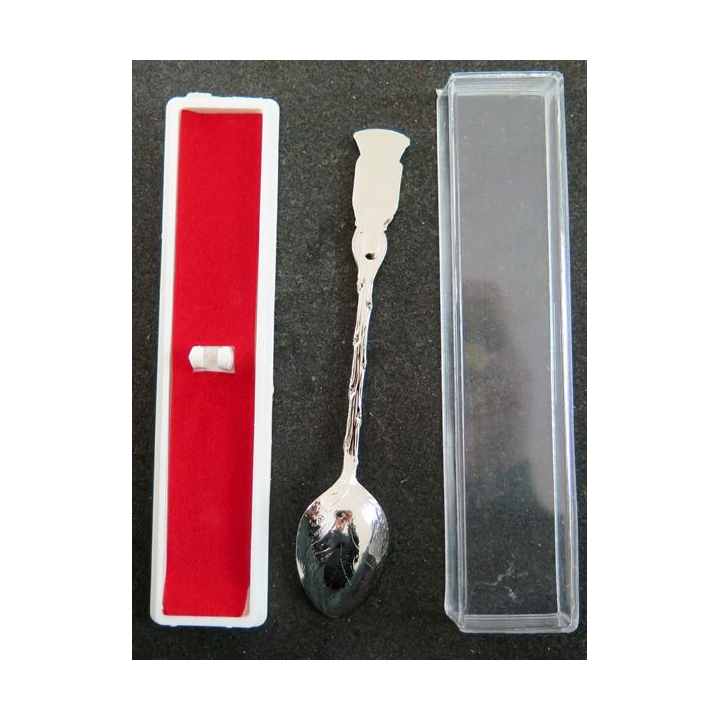 PETITE CUILLERE  de collection argentée de Saint-Raphaël dans sa boite