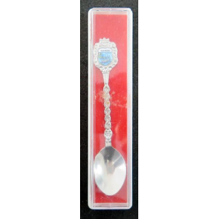 PETITE CUILLERE de collection argentée de Travemünde dans sa boite