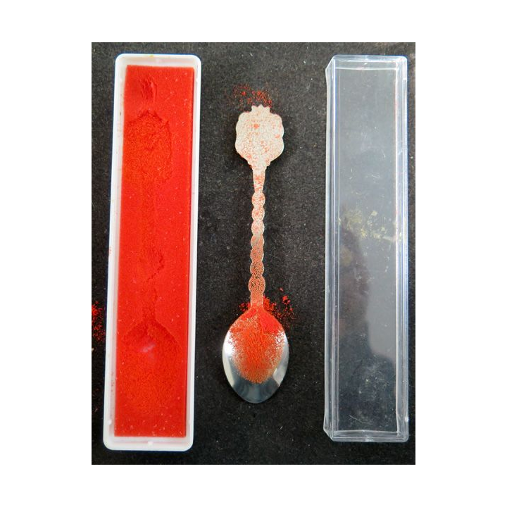PETITE CUILLERE de collection argentée de Travemünde dans sa boite