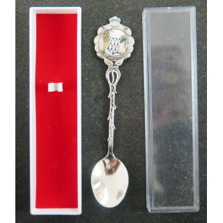 PETITE CUILLERE de collection argentée de Bretagne dans sa boite