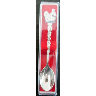 PETITE CUILLERE de collection argentée Jeanne d'Arc dans sa boite